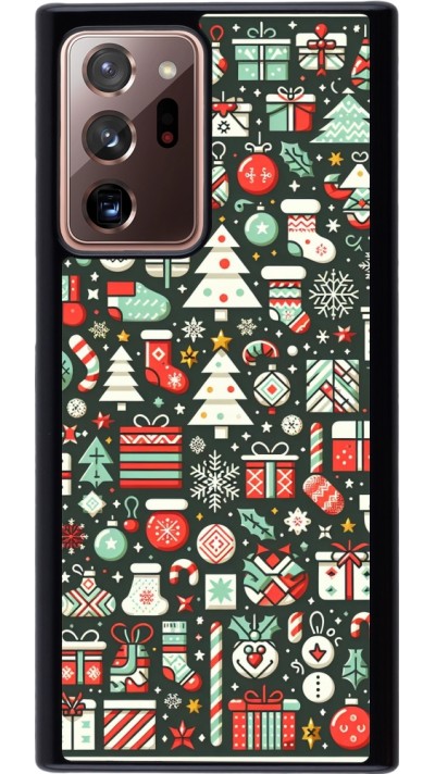 Samsung Galaxy Note 20 Ultra Case Hülle - Weihnachten 2023 Flachmuster