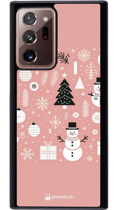 Samsung Galaxy Note 20 Ultra Case Hülle - Weihnachten 2024 Rose Schneemann Weihnachten