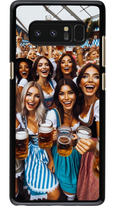 Samsung Galaxy Note8 Case Hülle - Oktoberfest Frauen