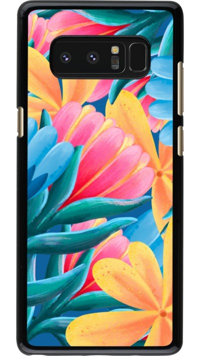 Samsung Galaxy Note8 Case Hülle - Spring 23 colorful flowers