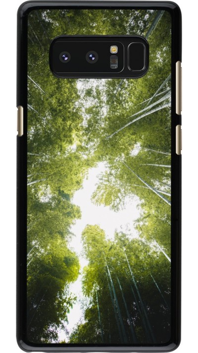 Samsung Galaxy Note8 Case Hülle - Spring 23 forest blue sky