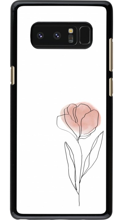 Samsung Galaxy Note8 Case Hülle - Spring 23 minimalist flower