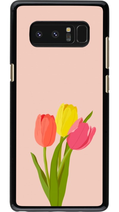 Samsung Galaxy Note8 Case Hülle - Spring 23 tulip trio