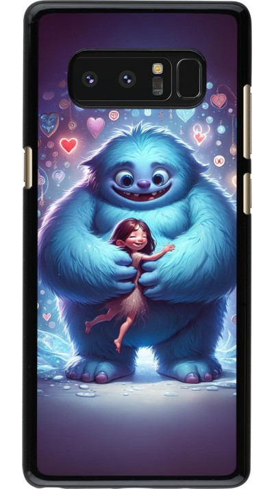 Samsung Galaxy Note8 Case Hülle - Valentin 2024 Flauschige Liebe