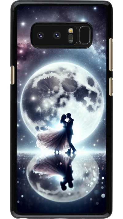 Samsung Galaxy Note8 Case Hülle - Valentin 2024 Liebe unter dem Mond