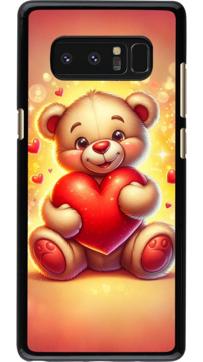 Samsung Galaxy Note8 Case Hülle - Valentin 2024 Teddy Liebe