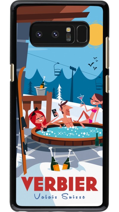 Samsung Galaxy Note8 Case Hülle - Verbier Mountain Jacuzzi