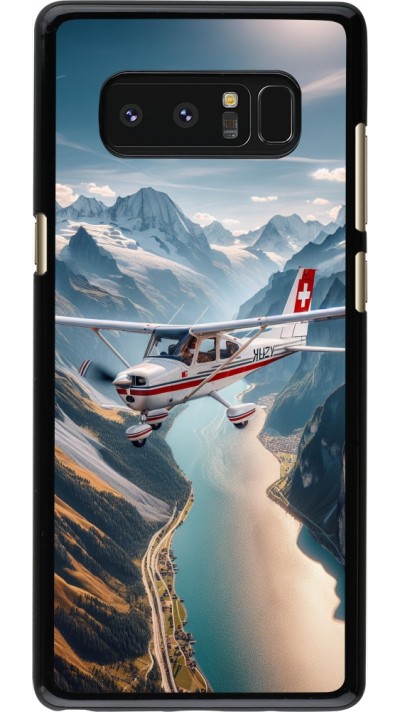 Samsung Galaxy Note8 Case Hülle - Schweizer Alpenflug