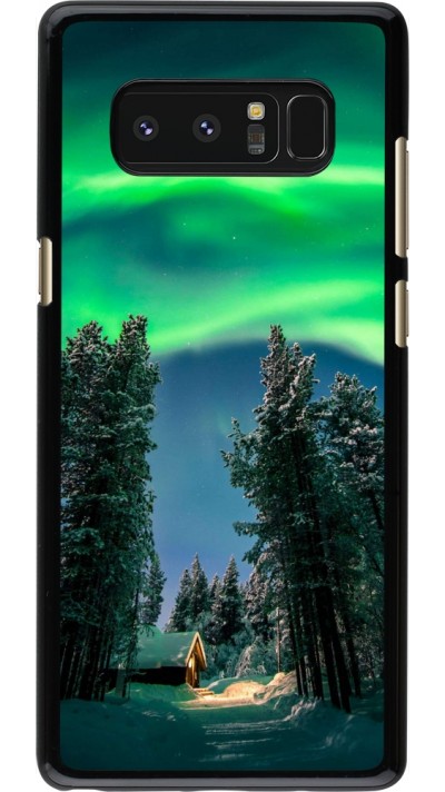Samsung Galaxy Note8 Case Hülle - Winter 22 Northern Lights