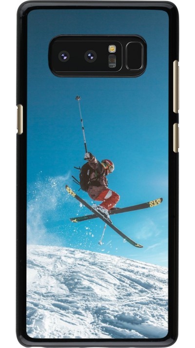 Samsung Galaxy Note8 Case Hülle - Winter 22 Ski Jump