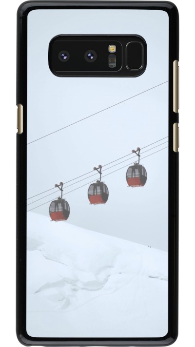 Samsung Galaxy Note8 Case Hülle - Winter 22 ski lift