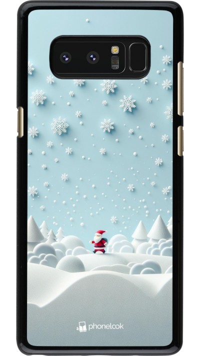 Samsung Galaxy Note8 Case Hülle - Weihnachten 2023 Kleiner Vater Schneeflocke