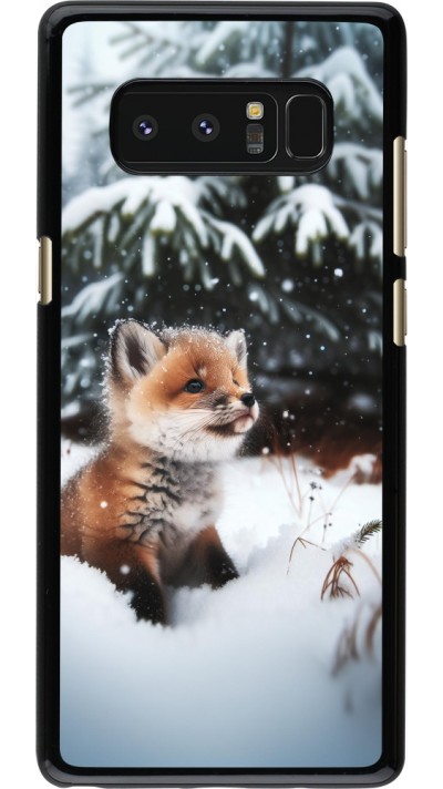 Samsung Galaxy Note8 Case Hülle - Weihnachten 2023 Fuechslein Tanne