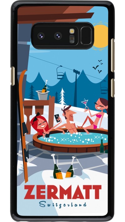 Samsung Galaxy Note8 Case Hülle - Zermatt Mountain Jacuzzi
