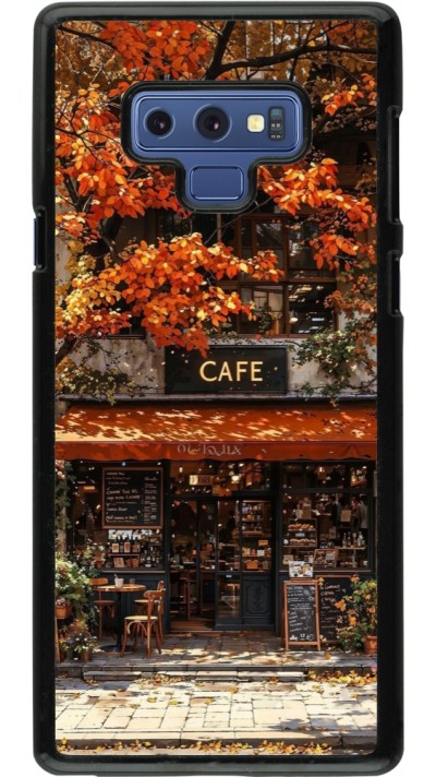 Samsung Galaxy Note9 Case Hülle - Autumn 25 Coffee shop