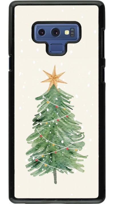 Samsung Galaxy Note9 Case Hülle - Christmas 25 Sketch Tree