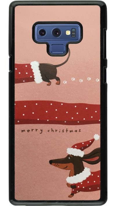Samsung Galaxy Note9 Case Hülle - Christmas 25 Teckel Merry Xmas