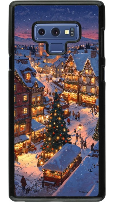 Samsung Galaxy Note9 Case Hülle - Christmas 25 Xmas Village
