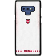 Samsung Galaxy Note9 Case Hülle - Jordanien 2026 personalisierbares Fussballtrikot