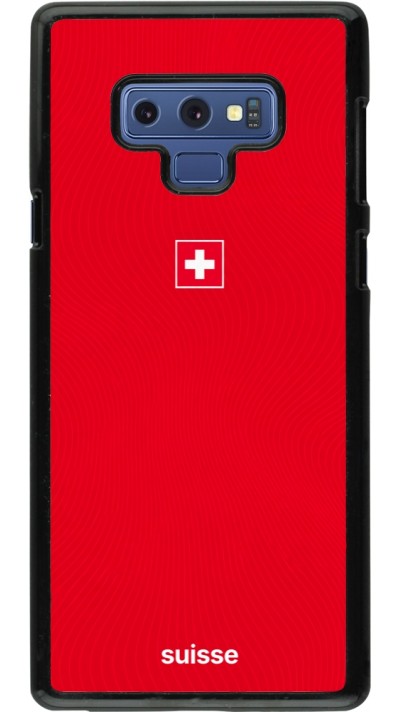 Samsung Galaxy Note9 Case Hülle - Schweiz 2026 personalisierbares Fussballtrikot