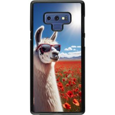 Samsung Galaxy Note9 Case Hülle - Lama Chic in Mohnblume