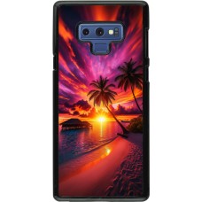 Samsung Galaxy Note9 Case Hülle - Malediven Abenddämmerung Glückseligkeit