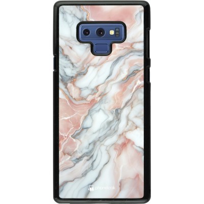 Samsung Galaxy Note9 Case Hülle - Rosa Leuchtender Marmor