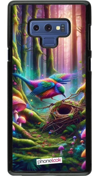 Samsung Galaxy Note9 Case Hülle - Vogel Nest Wald