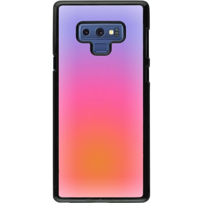 Samsung Galaxy Note9 Case Hülle - Orange Pink Blue Gradient