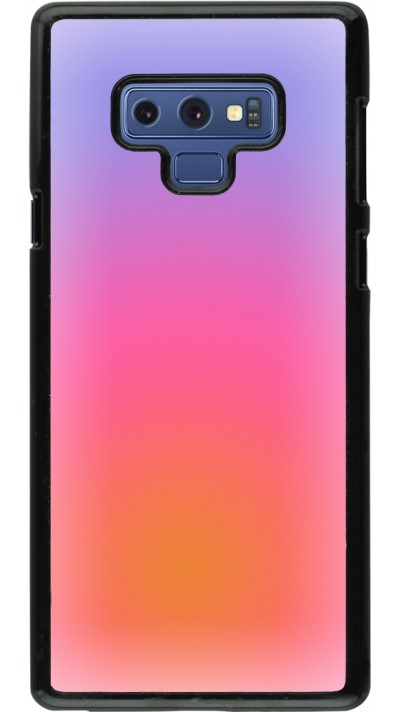 Samsung Galaxy Note9 Case Hülle - Orange Pink Blue Gradient