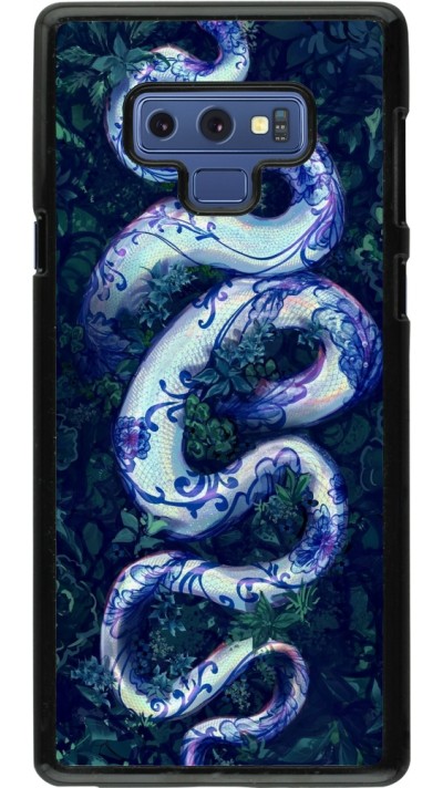 Samsung Galaxy Note9 Case Hülle - Snake Blue Anaconda