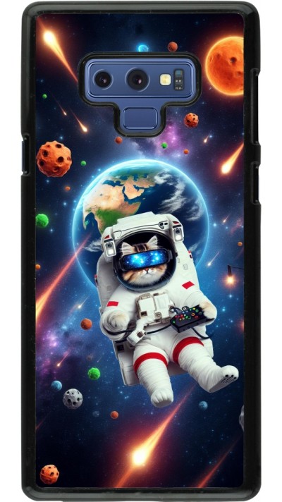Samsung Galaxy Note9 Case Hülle - VR SpaceCat Odyssee