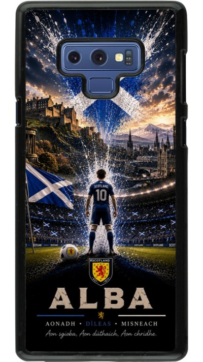 Samsung Galaxy Note9 Case Hülle - Fussball Schottland splash 2026