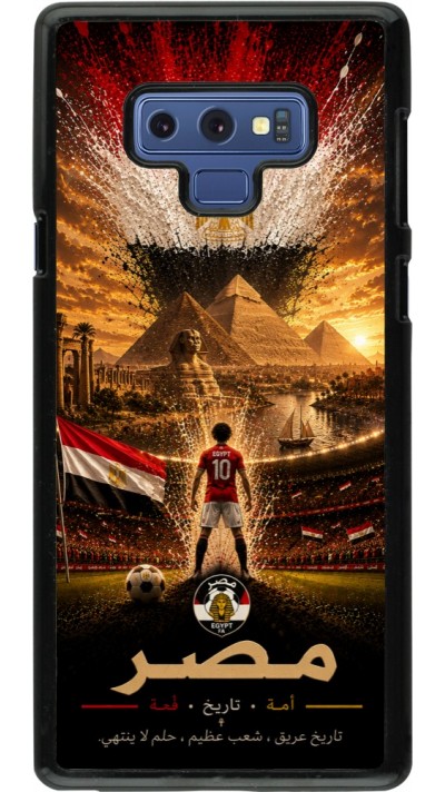 Samsung Galaxy Note9 Case Hülle - Fussball Ägypten splash 2026
