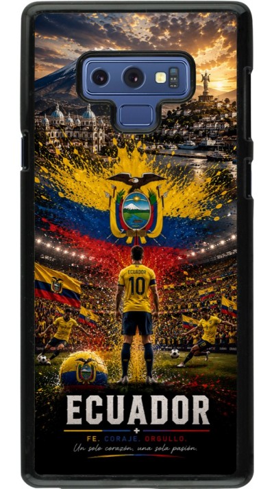 Samsung Galaxy Note9 Case Hülle - Fussball Ecuador splash 2026