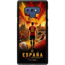 Samsung Galaxy Note9 Case Hülle - Fussball Espanien splash 2026