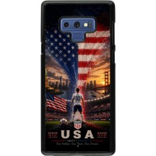Samsung Galaxy Note9 Case Hülle - Fussball Vereinigten Staaten splash 2026