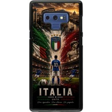 Samsung Galaxy Note9 Case Hülle - Fussball Italien splash 2026
