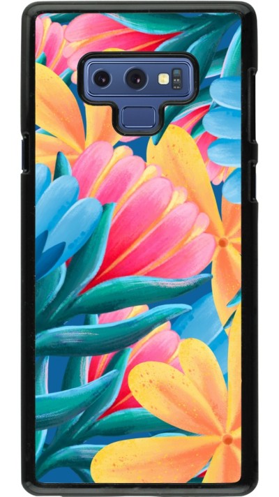 Samsung Galaxy Note9 Case Hülle - Spring 23 colorful flowers