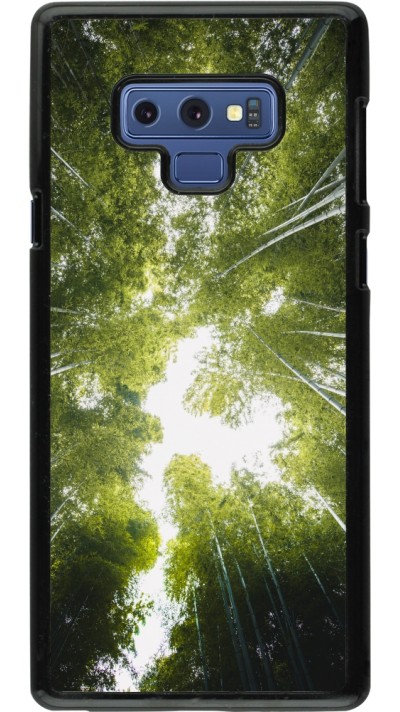 Samsung Galaxy Note9 Case Hülle - Spring 23 forest blue sky