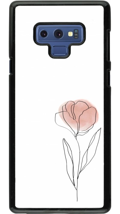 Samsung Galaxy Note9 Case Hülle - Spring 23 minimalist flower