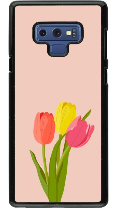 Samsung Galaxy Note9 Case Hülle - Spring 23 tulip trio