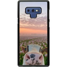 Samsung Galaxy Note9 Case Hülle - Cow with tulips 2026