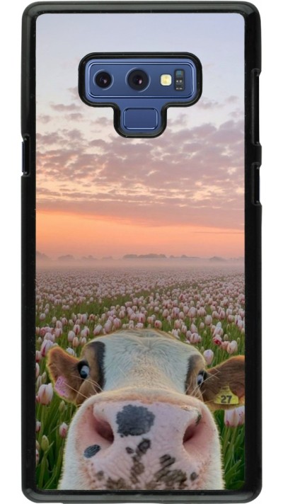 Samsung Galaxy Note9 Case Hülle - Cow with tulips 2026