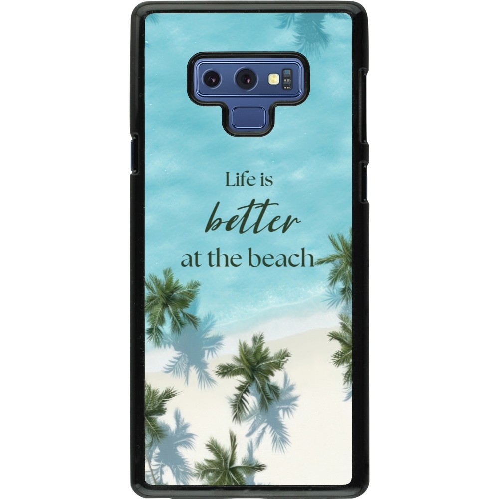 Samsung Galaxy Note9 Case Hülle - Summer 2025 Life is better at the beach