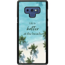 Samsung Galaxy Note9 Case Hülle - Summer 2025 Life is better at the beach