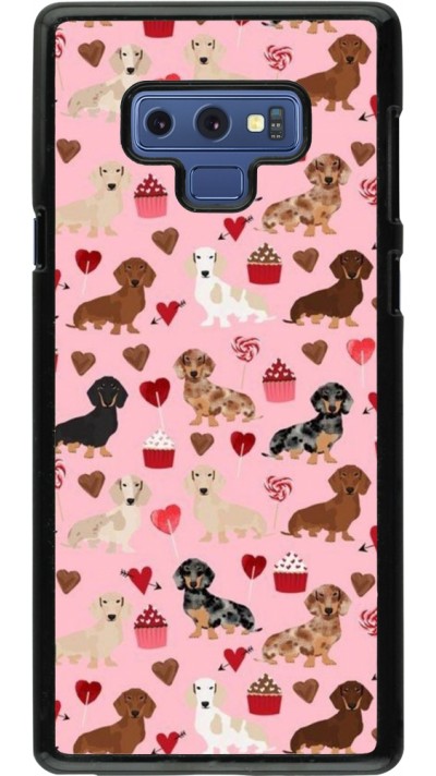 Samsung Galaxy Note9 Case Hülle - Valentine 2024 puppy love