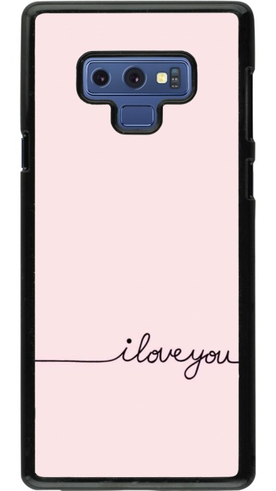 Samsung Galaxy Note9 Case Hülle - Valentine 2023 i love you writing