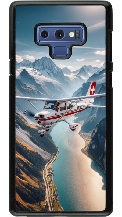 Samsung Galaxy Note9 Case Hülle - Schweizer Alpenflug