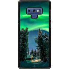 Samsung Galaxy Note9 Case Hülle - Winter 22 Northern Lights